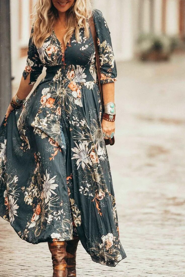 Платья женские стиль бохо купить Are you ready for the best boho-chic maxi dress ever! Get the look now! Maxi dre
