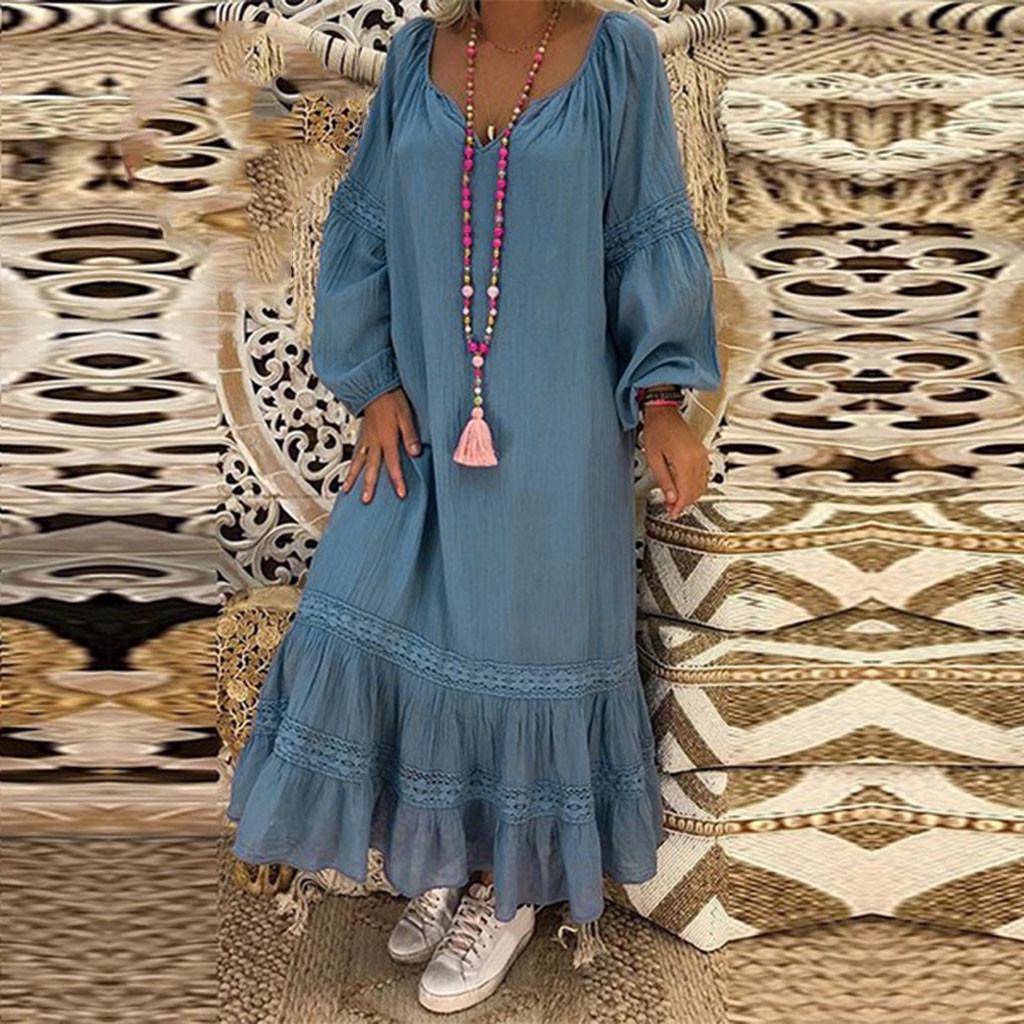 Платья женские стиль бохо купить Женское летнее пляжное платье Pomisi с открытой спиной и шнуровкой купить недоро