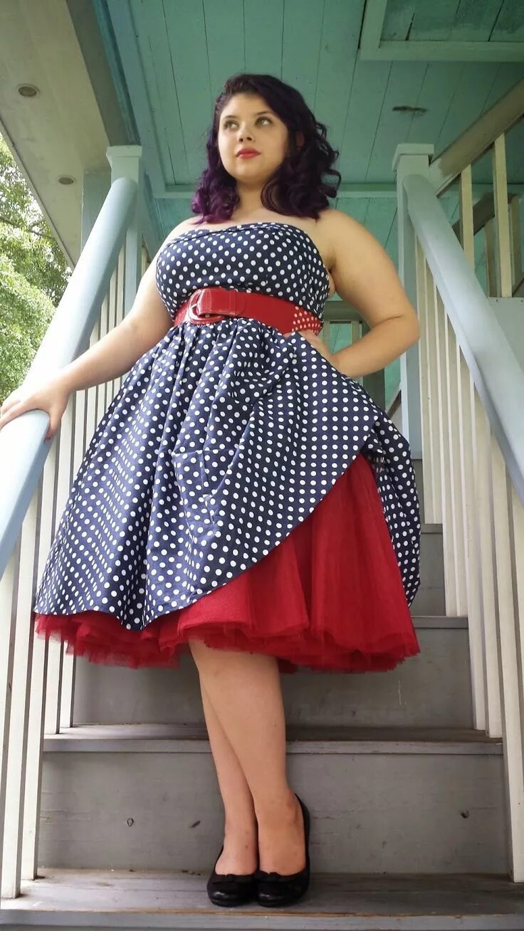 Платья женские стиль стиляги для полных женщин The Charm of Vintage Plus Size Dresses Rockabilly dress, Plus size fashion, Plus