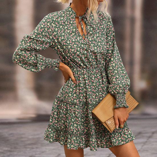 Платья женские стильные модные фото Купить Повседневное платье с высокой талией, стильное стильное женское осеннее к