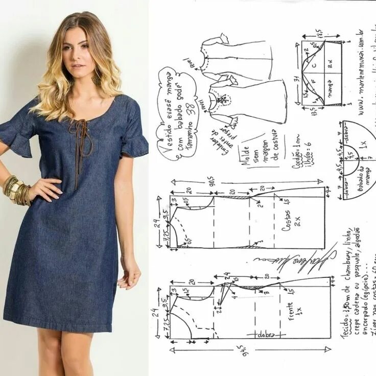 Платья женские своими руками выкройки Выкройки, шитье, моделирование одежды Sewing clothes women, Dress sewing pattern