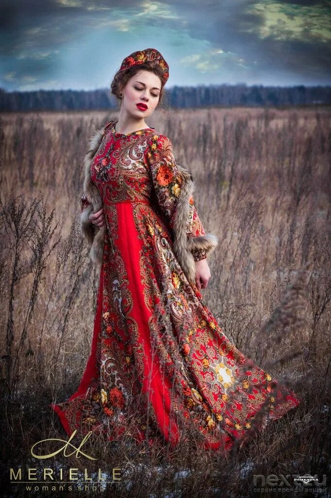 Платья женские в русском народном стиле Русский костюм - прокат от 1700 руб. Москва