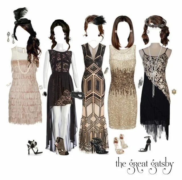 Платья женские в стиле великого гэтсби Pin on The Great Gatsby 30th Birthday Great gatsby outfits, Great gatsby party d