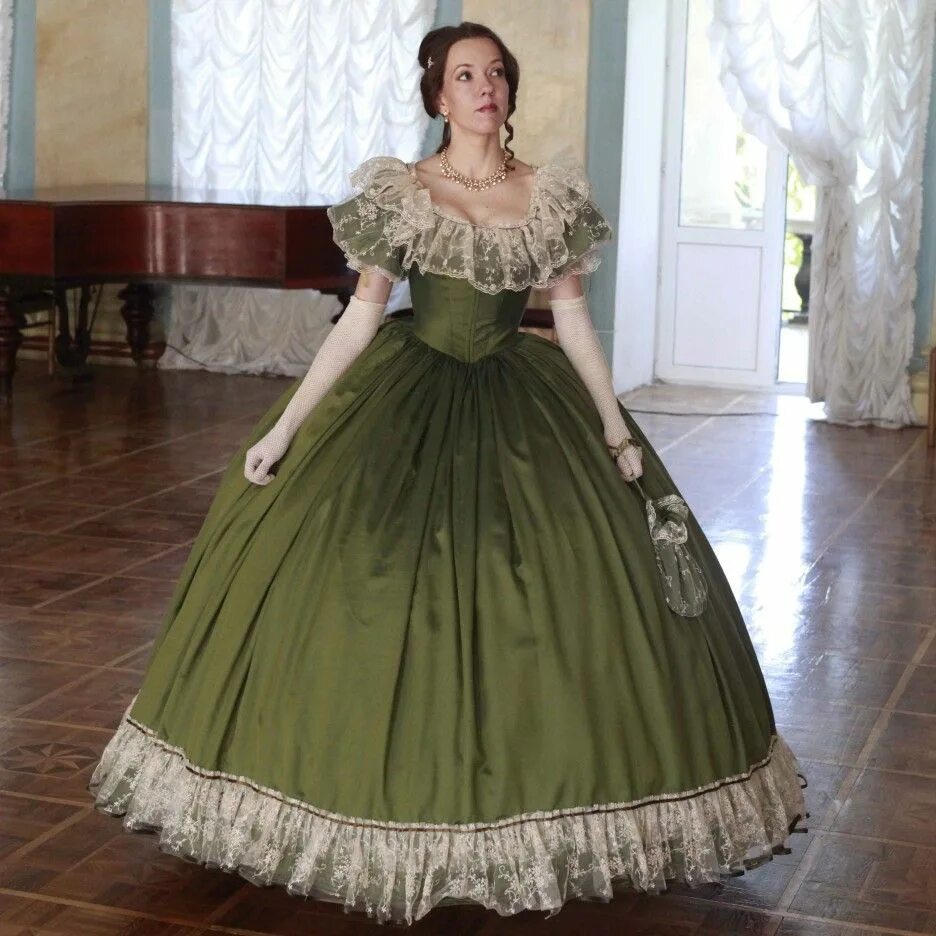 Платьях века фото россия Pin on 1840-1885 Victorian ball gowns, Ball gown dresses, Historical dresses