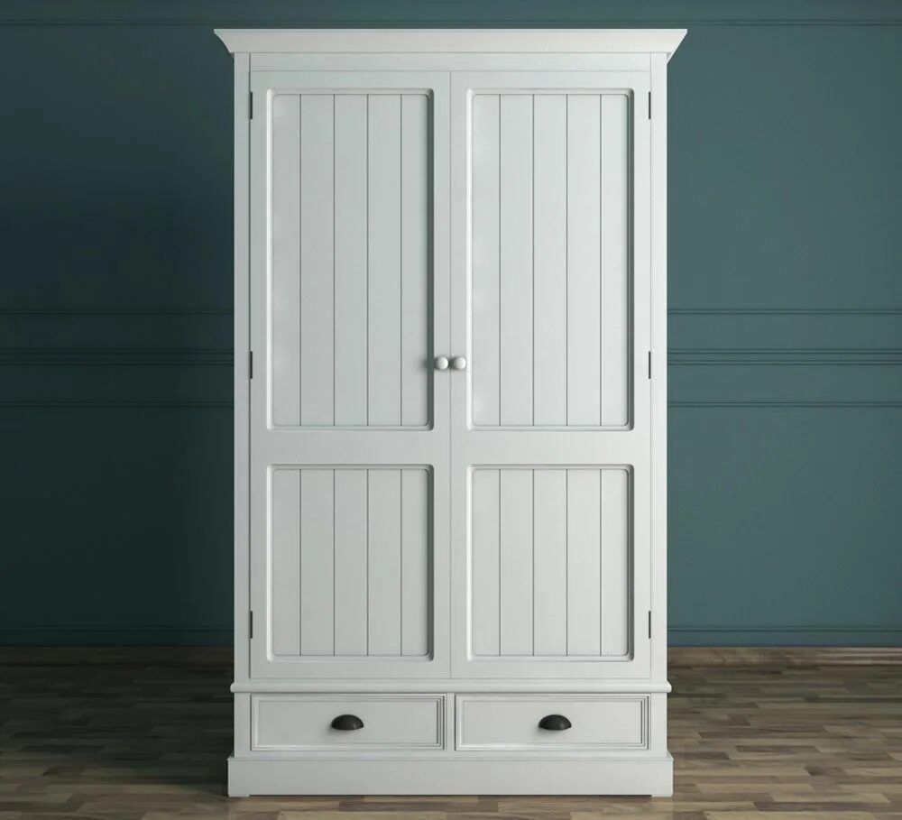 Платяной шкаф фото Шкаф двустворчатый для детской "Palermo" в стиле прованс за 141 901,00 ₽ Купить 