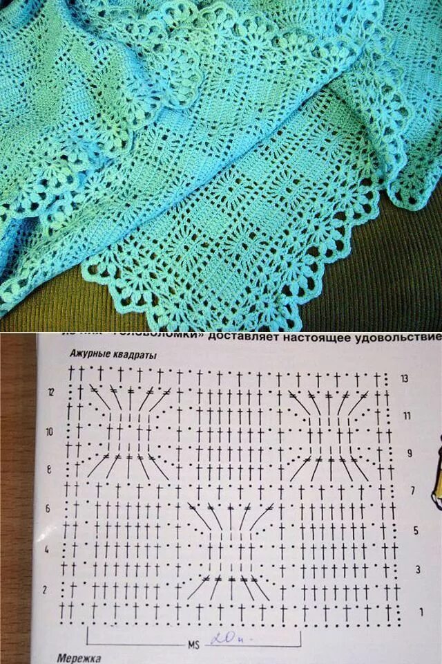 Плед детский крючком схемы фото Crochet Blanket - MyKingList.com Вязание крючком покрывало узор, Детские покрыва