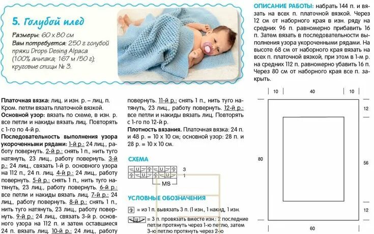 Плед для новорожденных спицами со схемами Для новичков: как связать плед спицами правильно Схемы и описания Baby, Alpaca, 