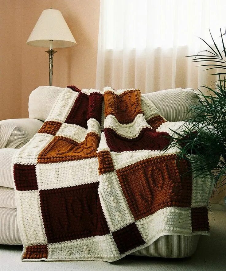 Плед фото схема Вязаные пледы. Комментарии : LiveInternet - Российский Сервис Онлайн-Дневников C