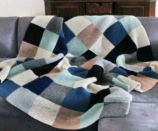 Плед фото схема Современные вязанные пледы и покрывала своими руками Вязаные крючком узоры для о