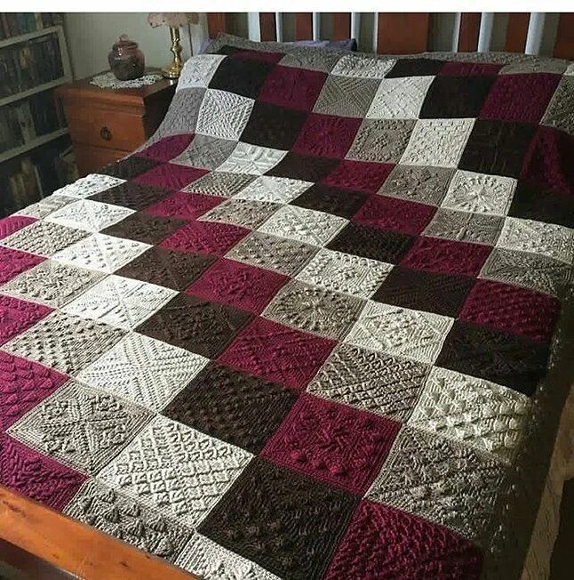 Плед из квадратов спицами описание схемы фото 758 отметок "Нравится", 9 комментариев - РУКОДЕЛИЕ HANDMADE ИДЕИ (@best_handmade