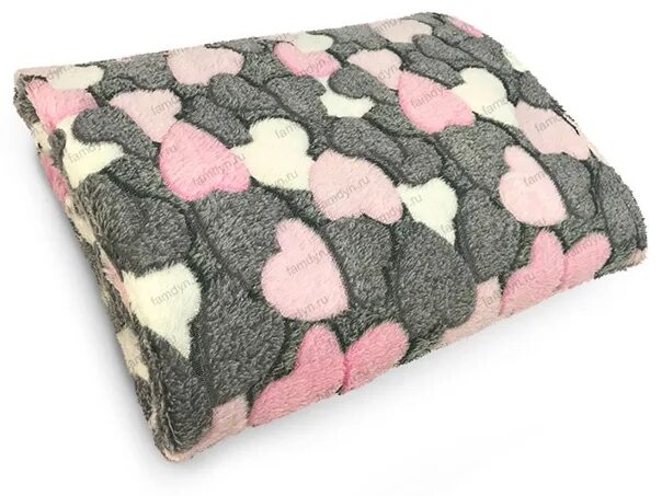 Плед из магнит косметик фото Бамбуковый плед 180х220 СердечкиЦена: 344.00 RUB. Фотография из альбома Пледы по