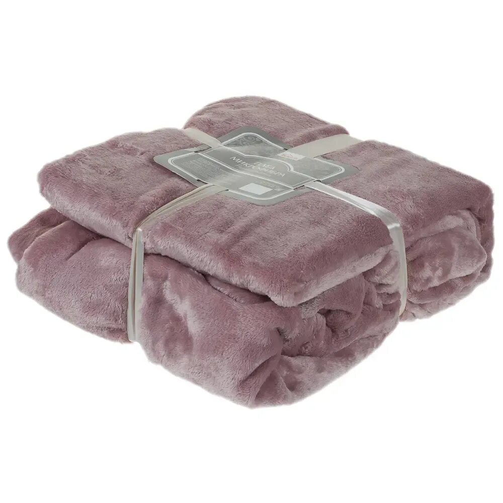 Плед из магнит косметик фото Плед "Prestige" 200х220 см микрофибра цвет розовый по цене 1200 ₽/шт. купить в И