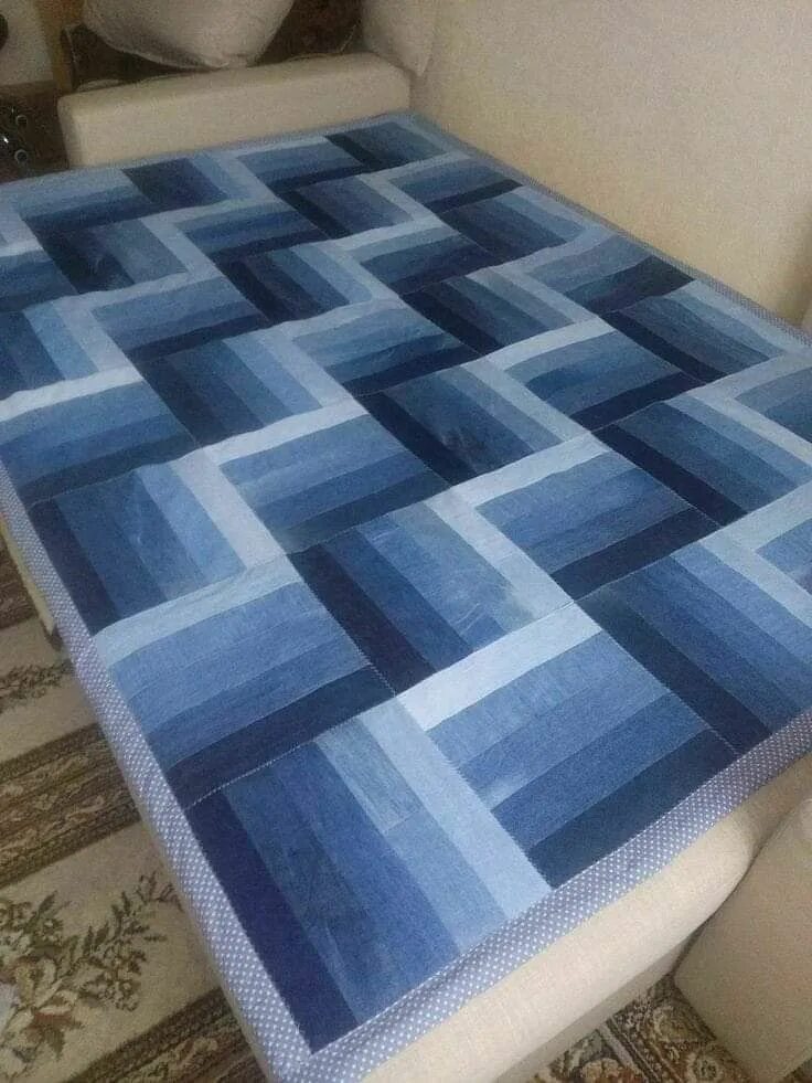 Плед из старых джинсов своими руками фото Пин от пользователя Thereasa Darrington на доске Quilted projects Джинсовые одея