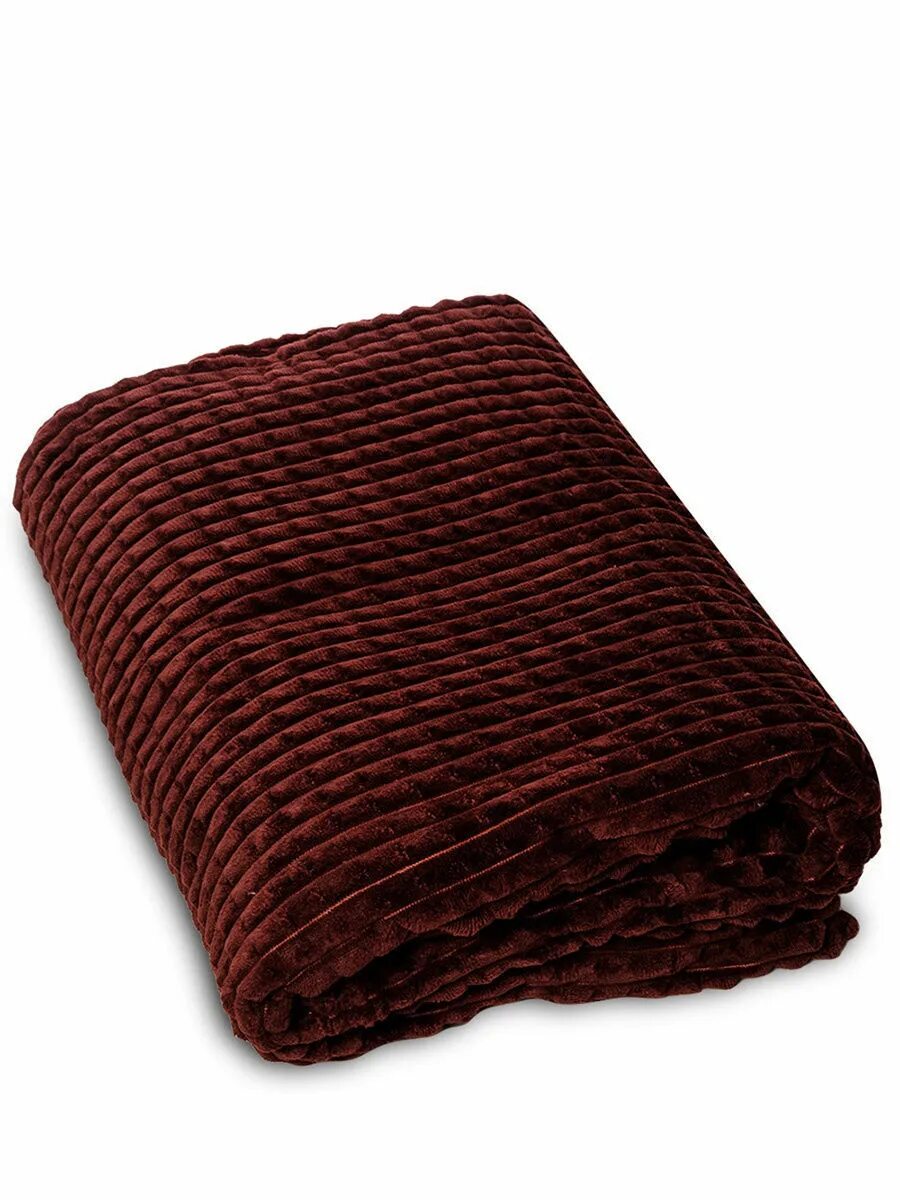 Плед коричневый фото Плед для пикника , Мех искусственный, 220х200 см - купить с доставкой по выгодны