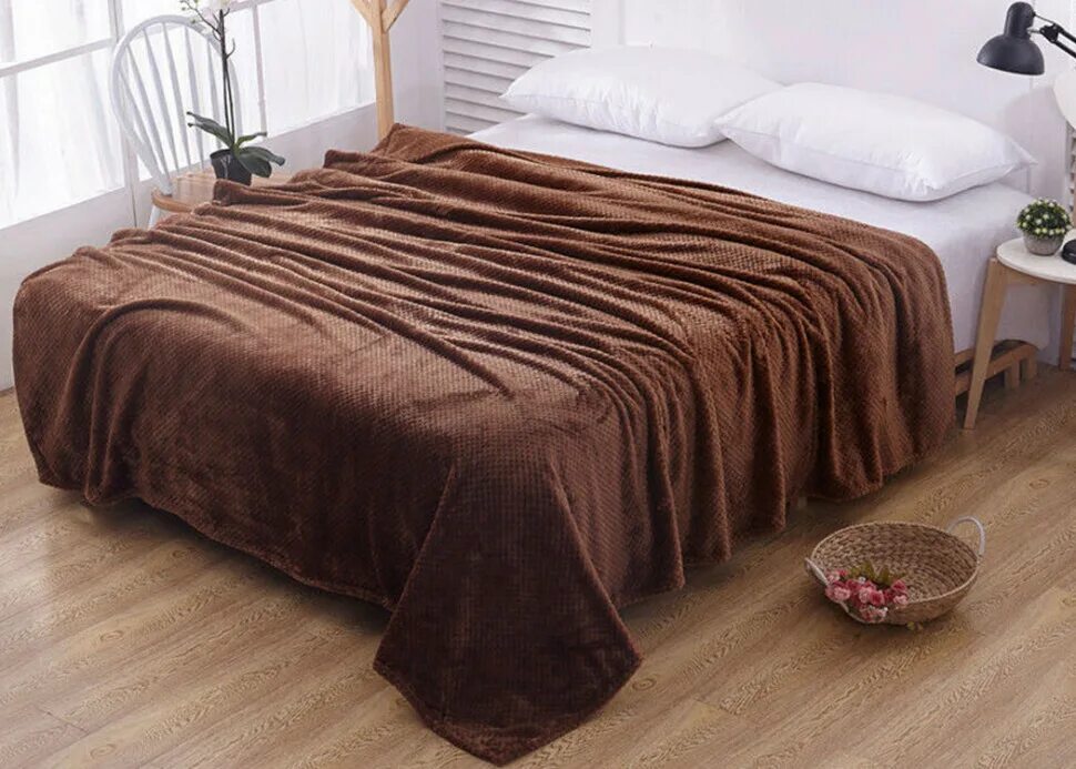 Плед коричневый фото Плед 220х200 см, Велсофт - купить в интернет-магазине OZON с доставкой по России