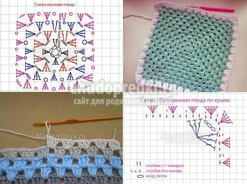 Плед крючком для начинающих однотонный схема Российский Сервис Онлайн-Дневников Knitted scarf, Knitted, Scarf