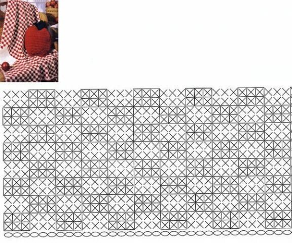 Плед крючком на диван красивый схемы Покрывала , пледы - Фотография 8 из 80 ВКонтакте