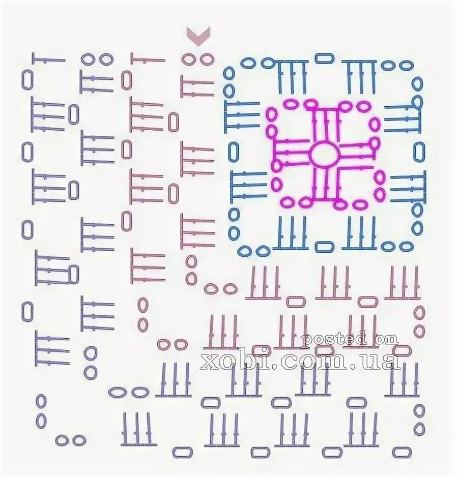 Плед крючком схемы ça m'inspire - Lu & Cie Quadrados crochet avó, Padrões de quadrados de crochê, P