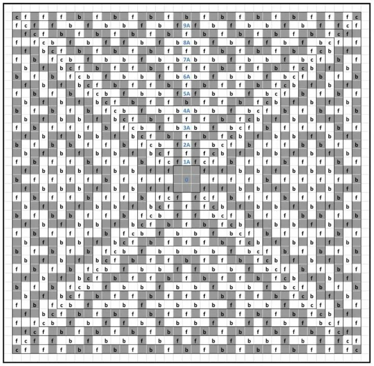 Плед мозаичное вязание крючком схемы и описание Interlocking Crochet Square January - Kickin Crochet Pola merajut, Pola rajut, P