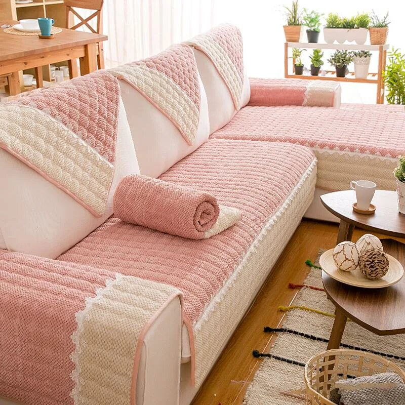 Плед на диван фото цена Купить Европейский однотонный чехол для дивана, подлокотник, полотенце, хлопково
