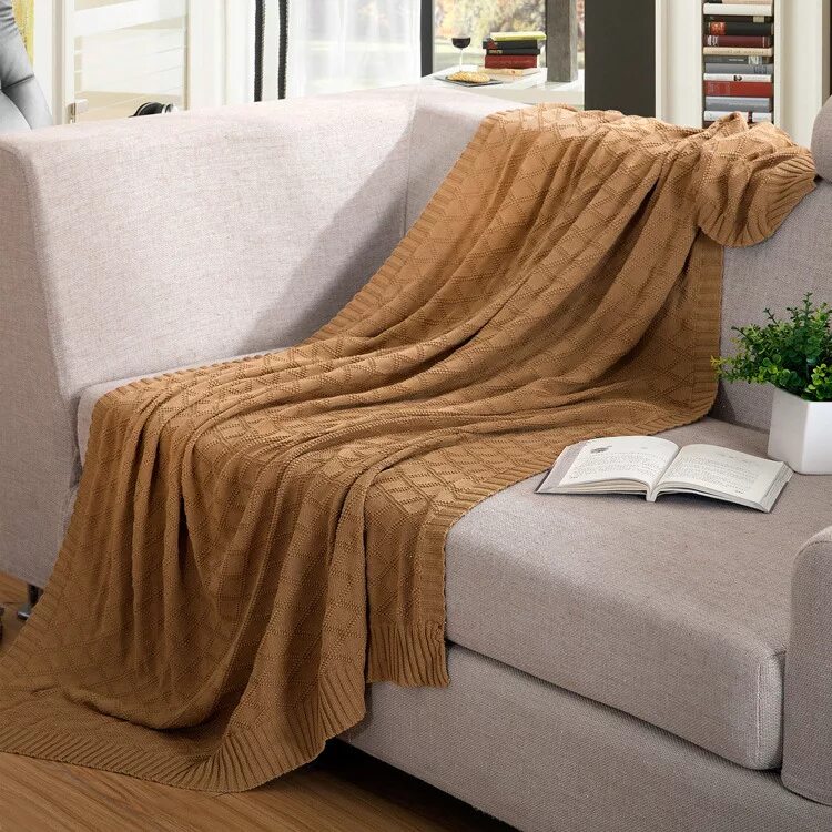 Плед на диван фото цена Текстильное трикотажное одеяло, диван, реквизит для фотографии, оптовые продажи 