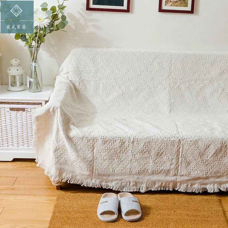 Плед на диван фото цена Новое хлопковое покрывало для дивана, телевизора, декоративное покрывало для див