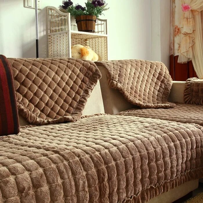 Плед на диван фото цена Покрывало на диван в классическом стиле - фото