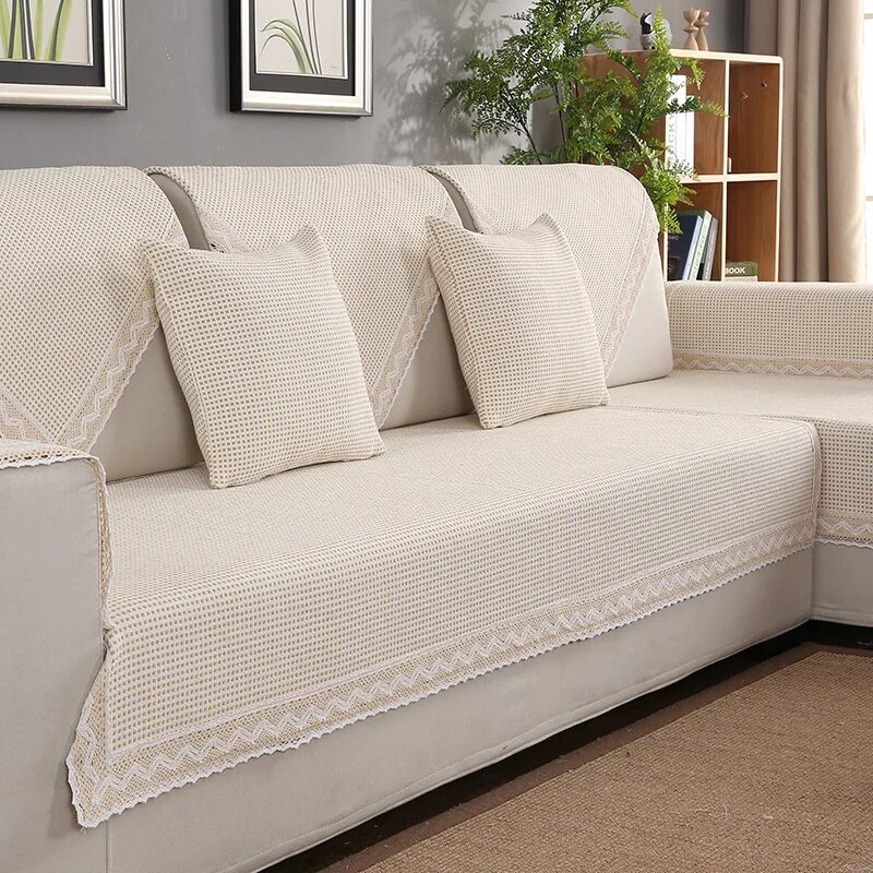 Плед на диван в гостиную фото Купить Покрывало для дивана Четыре сезона хлопок белье диванную подушку ткань Ск