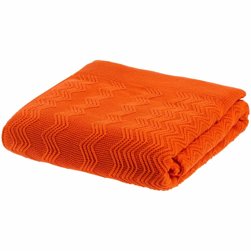 Плед оранжевый из магнит косметик фото Плед Teplo Marea, оранжевый - купить с логотипом на заказ в Москве и СПб Иллан Г