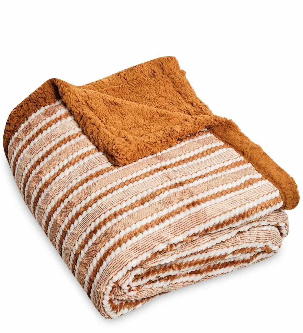 Плед оранжевый из магнит косметик фото ЯЛ-14-08/4 Плед оранжевый "Уютный дом"