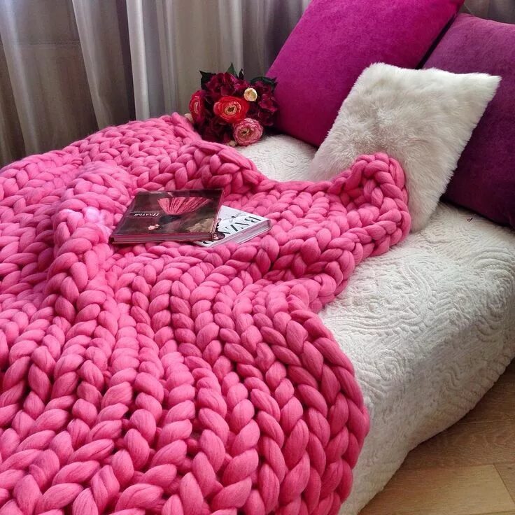 Плед руками фото Pin op пледы