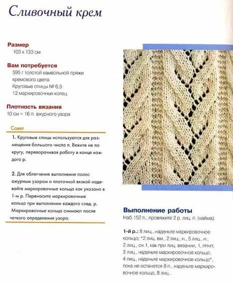Плед с косами спицами схема и описание Помогите связать плед на выписку - Страна Мам