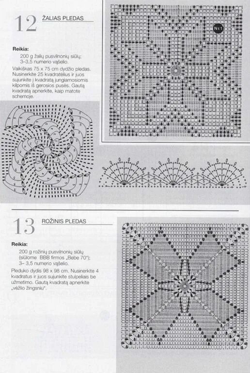 Плед связанный крючком схемы описание Motivo Нитка для вязания крючком, Филейная вышивка, Связанное крючком одеяло