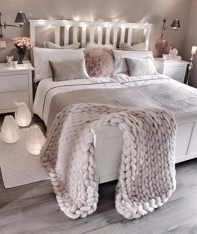Плед в спальню фото Pin by Anna Clara on Decoração/Decoration Bedroom design, Bedroom decor, Dream r