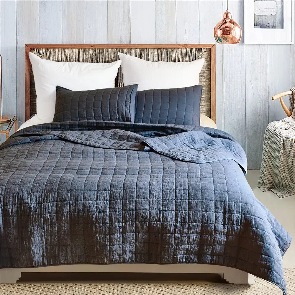Плед в стиле лофт Роскошное покрывало, одеяло, покрывало для кровати в клетку, комплект двуспально