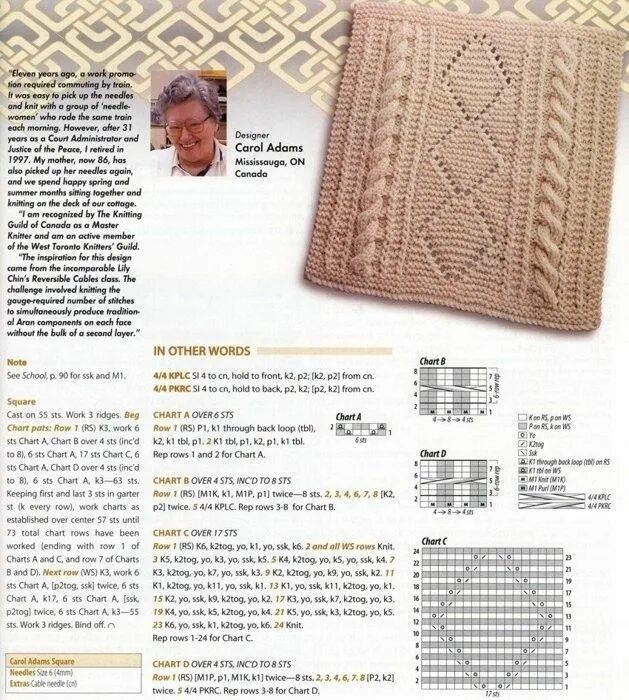 Плед вязаный спицами со схемами язание спицами - плед из узоров афганы. Обсуждение на LiveInternet - Российский 