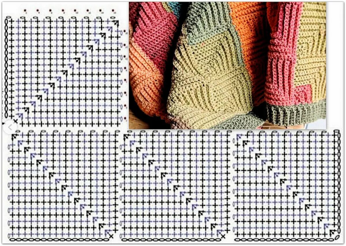 Плед вязаный своими руками схемы 5 классных пледов крючком, на которые я положила глаз Вязание с Paradosik_Handma