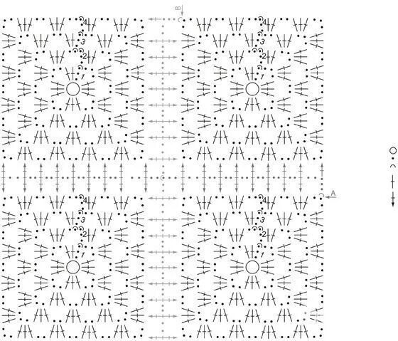 Пледы 3д связанные крючком схемы Как связать крючком яркий плед и подушку