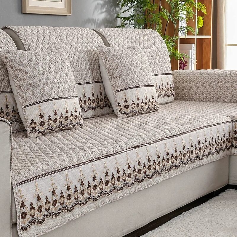 Пледы на диван фото Купить Покрывало для дивана Минималистский современный диван подушка ткань сколь