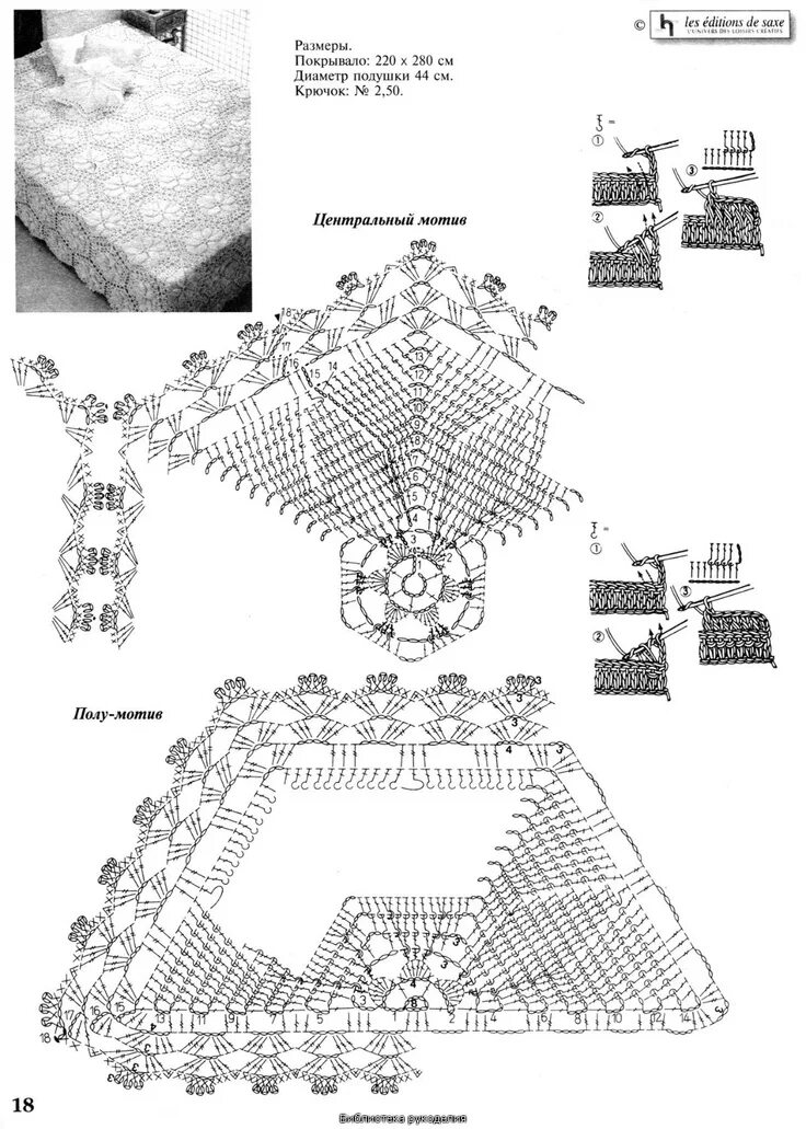 Пледы вязаные крючком фото и схемы Рукоделие, Вязание крючком покрывало, Покрывало