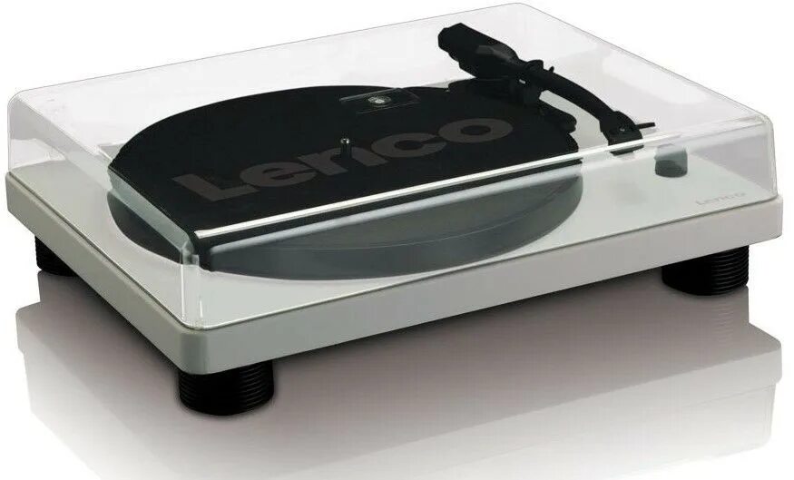 Плеер магазин фото Виниловый проигрыватель Lenco LS-50 (серый) - купить по цене 16990 руб в интерне