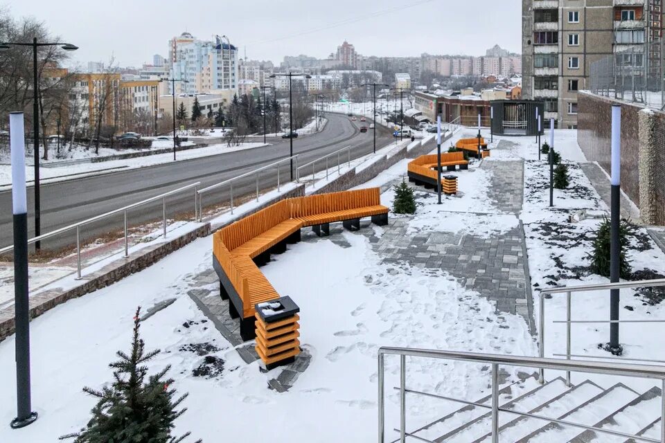 Плехановский спуск липецк фото В Липецке благоустроили часть Плехановского спуска - KP.RU