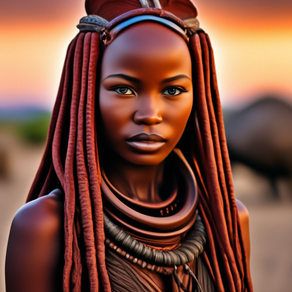 Племя химба фото в полный рост Самая красивая женщина Африки из ." - картинка создана в Шедевруме