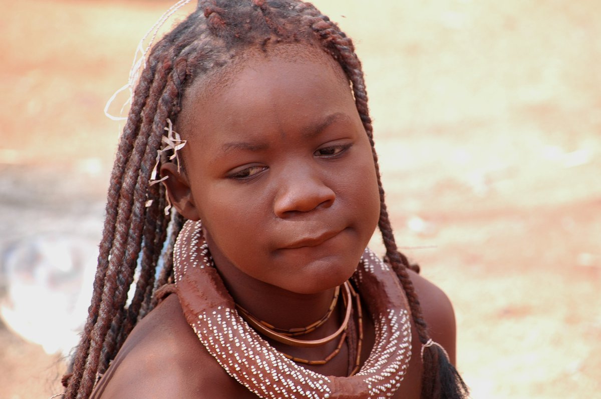 Племя химба фото в полный рост Девочка из племени Химба - Фото № 332774