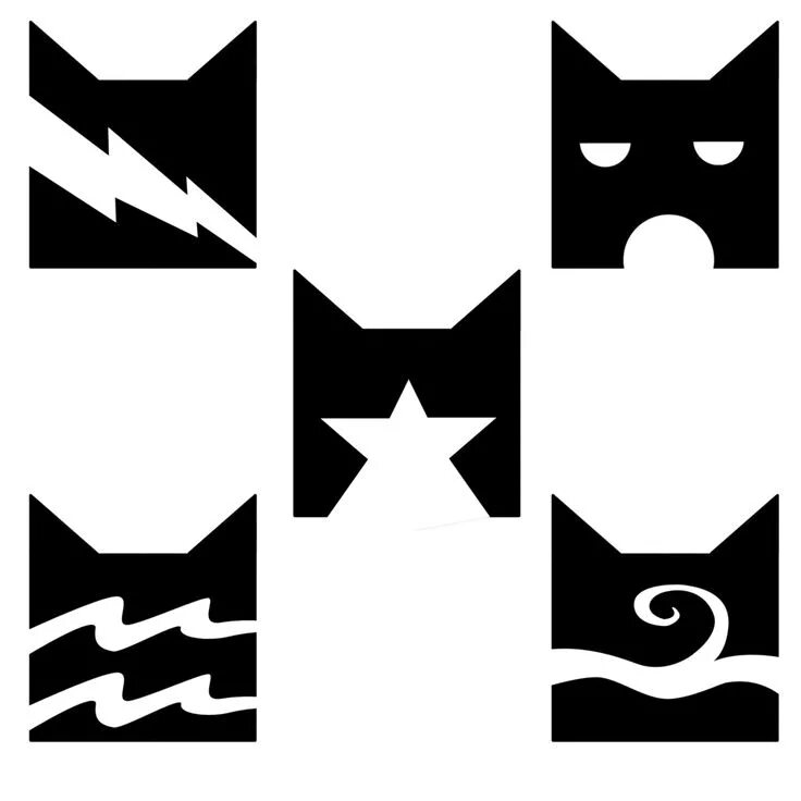 Племя коты фото The Clan Symbols Warrior cats, Warrior cats clans, Warrior cat