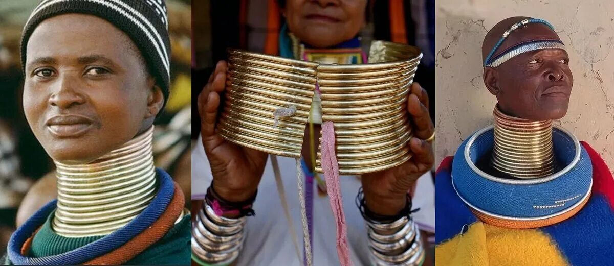 Племя с кольцами на шее фото Идеал красоты по-африкански Xtkani.ru: Ткани, мода, стиль Дзен