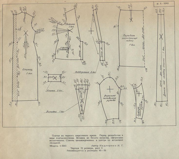 Пленкина женские выкройки index.php (1819 × 1613) Vintage dress patterns, Vintage patterns, Sewing