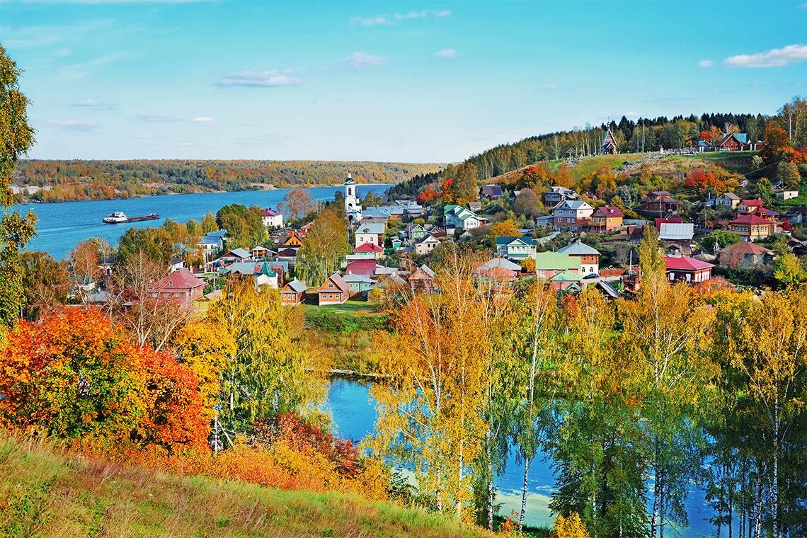 Плес фото города Города на Волге: Плёс живописный