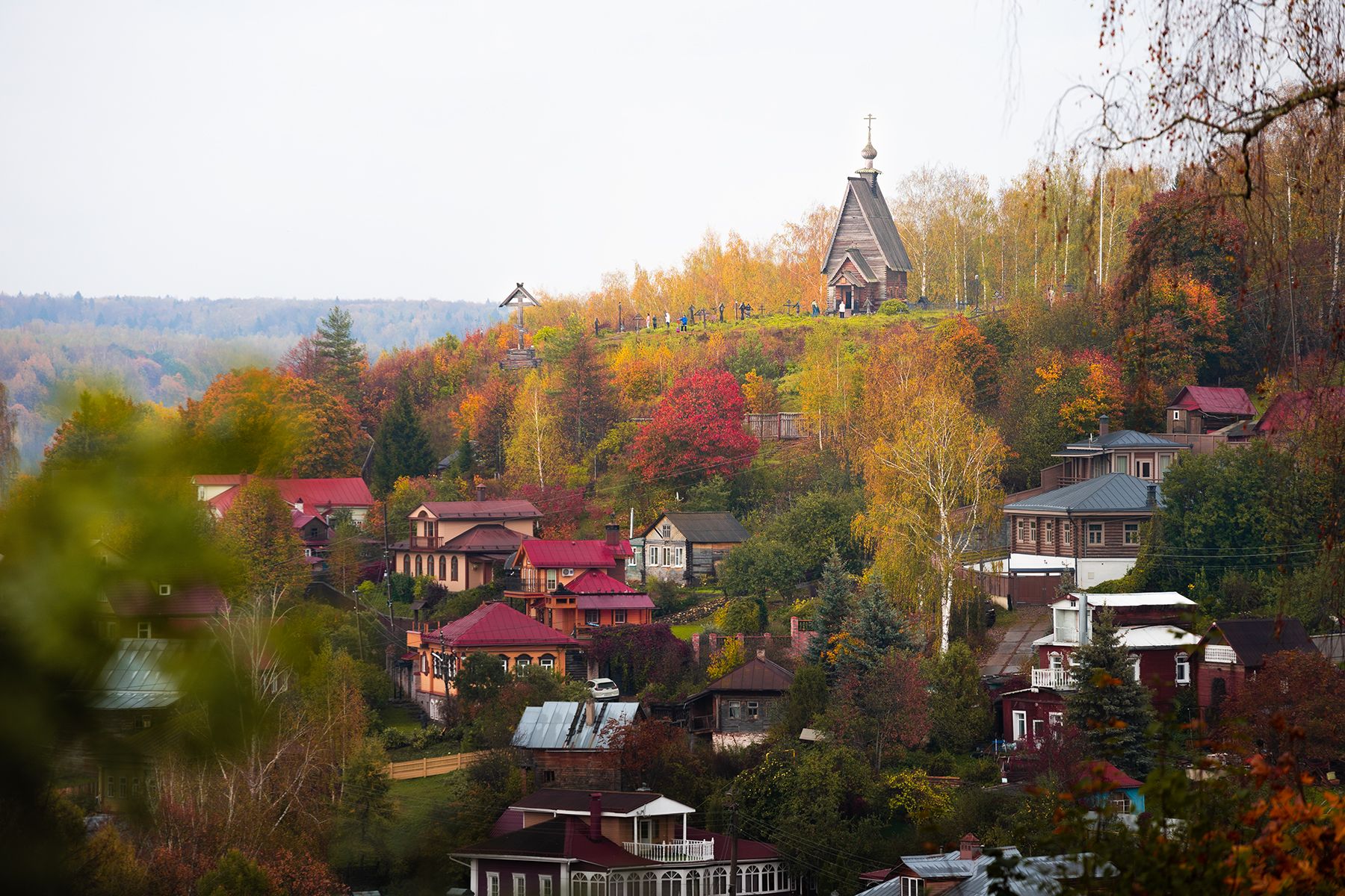 Плес город фото осень Осенний Плёс. Фотограф Чудинин Дмитрий