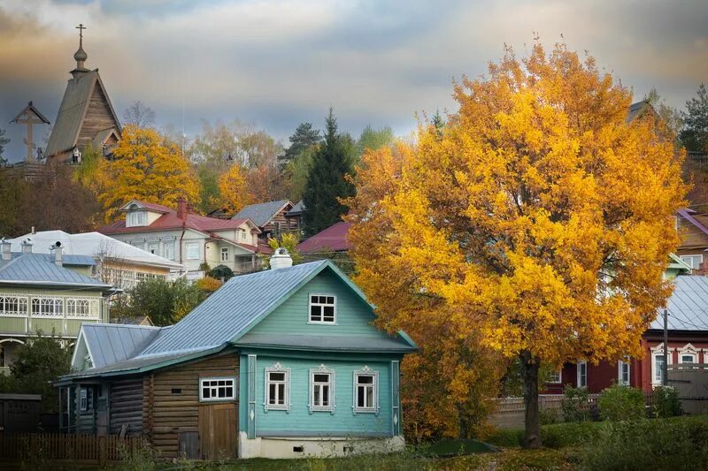 Плес осенью фото Руднев Юрий - профессиональный фотограф